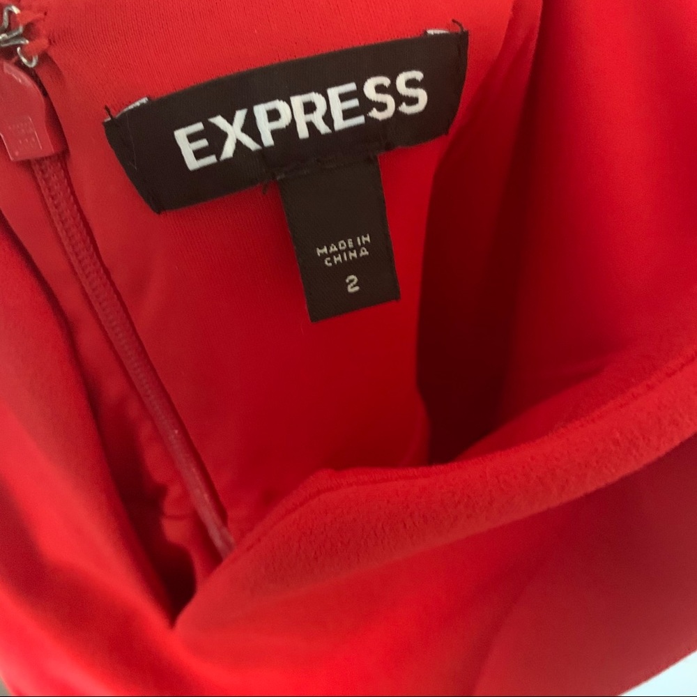 Red Mini Dress - Picture 3 of 3